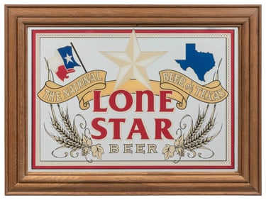 Group of Three Beer Advertising Mirrors. Including Chicago,...