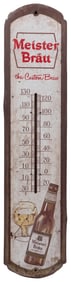 Meister Bräu “The Custom Brew” Advertising Thermometer. Ame...