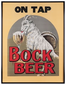 On Tap / Bock Beer Advertisement. Baltimore, MD: Gamse Lith...