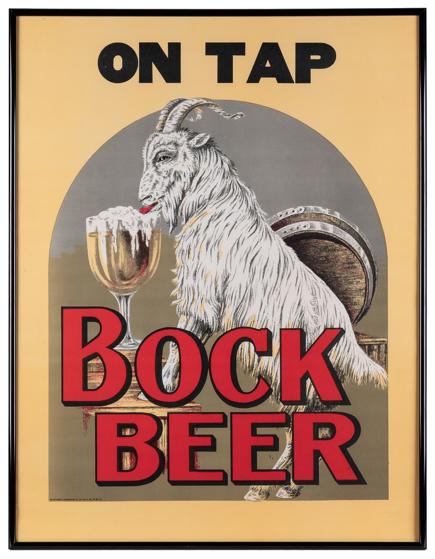 On Tap / Bock Beer Advertisement. Baltimore, MD: Gamse Lith... (1 of 1)