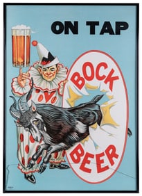 On Tap / Bock Beer Advertisement. Philadelphia: The Wolf Co...