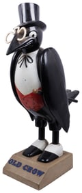 Old Crow Bourbon Whiskey Advertising Statue. Circa mid-20th...