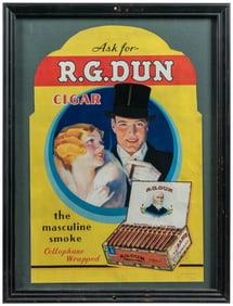 “Ask For R.G. Dun Cigar / The Masculine Smoke” Advertising ...