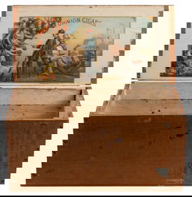 Union Cigars Cigar Box. Features two lithographs by Heppenh...