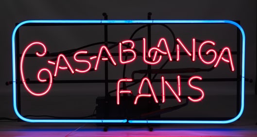 Casablanca Fans Neon Sign. Hong Kong: Everbrite Electric Si...