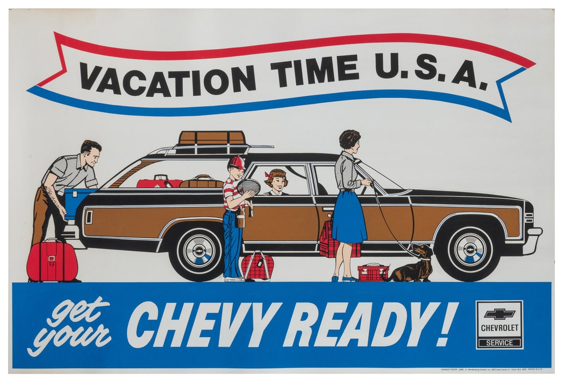 Vacation Time U.S.A / Get Your Chevy Ready! Detroit, 1980. ... (1 of 1)