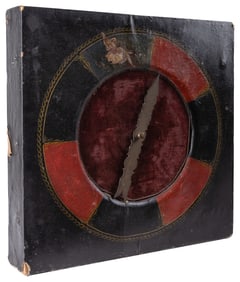 Crooked Gambling Wheel. Circa 1890s. A crooked or gaffed sp...
