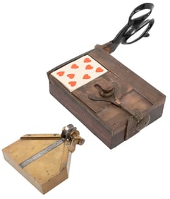 Card Trimmer and Corner Rounder. Including a scissors card ...