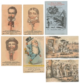 Eight Pieces of Will & Finck Ephemera. Circa 1880s-1902. In...