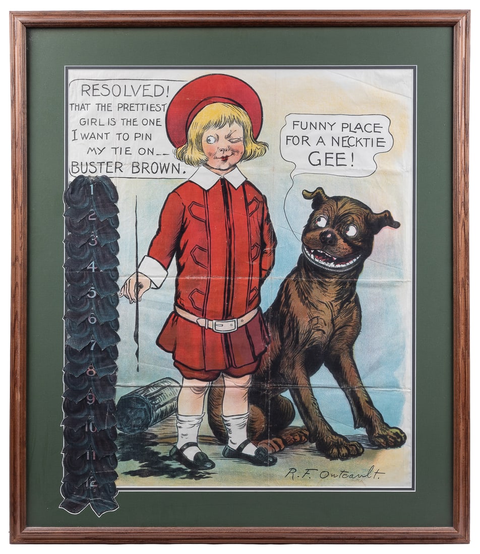 Buster Brown Cloth Party Game. New York: Selchow & Righter,... (1 of 1)