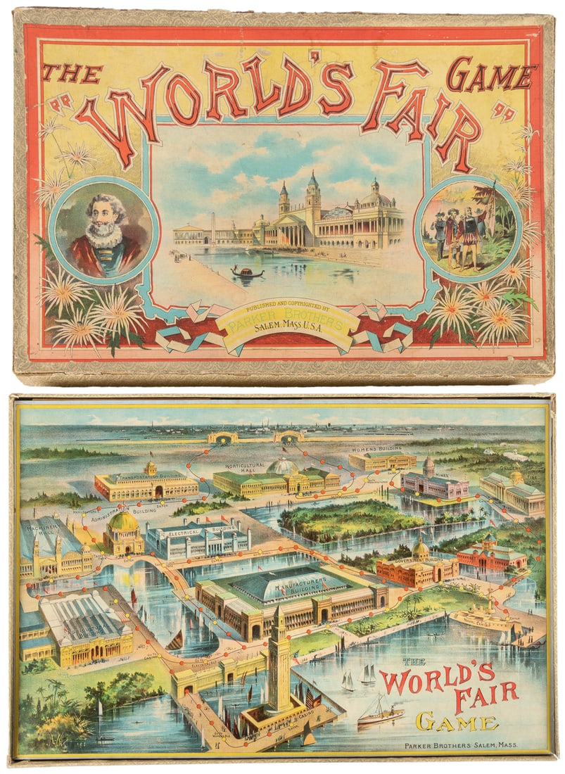 The World’s Fair Game. Salem: Parker Brothers, 1892. Lithog... (1 of 1)