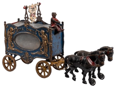 Hubley Royal Circus Trapeze Wagon Cast Iron Toy. Lancaster,...
