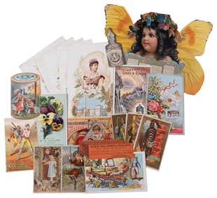Collection of Advertising Trade Cards. American, ca. 1870s-...