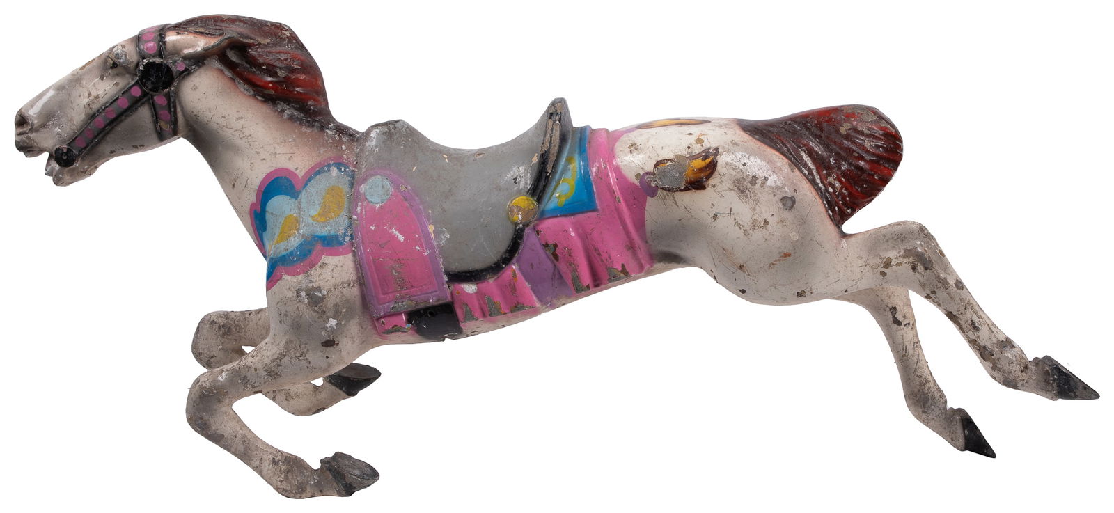 Pair of Cast Aluminum Carousel Horses. Circa mid-20th centu... (1 of 2)