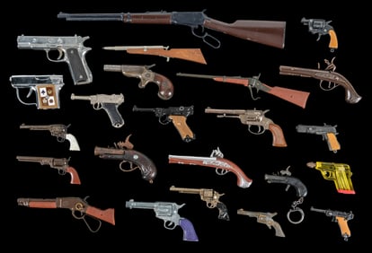 Group of 25 Miniature Guns. Various makes, models, and uses...