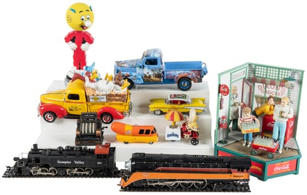 Group of Diecast Models and Advertising Souvenirs. 1990s-20...