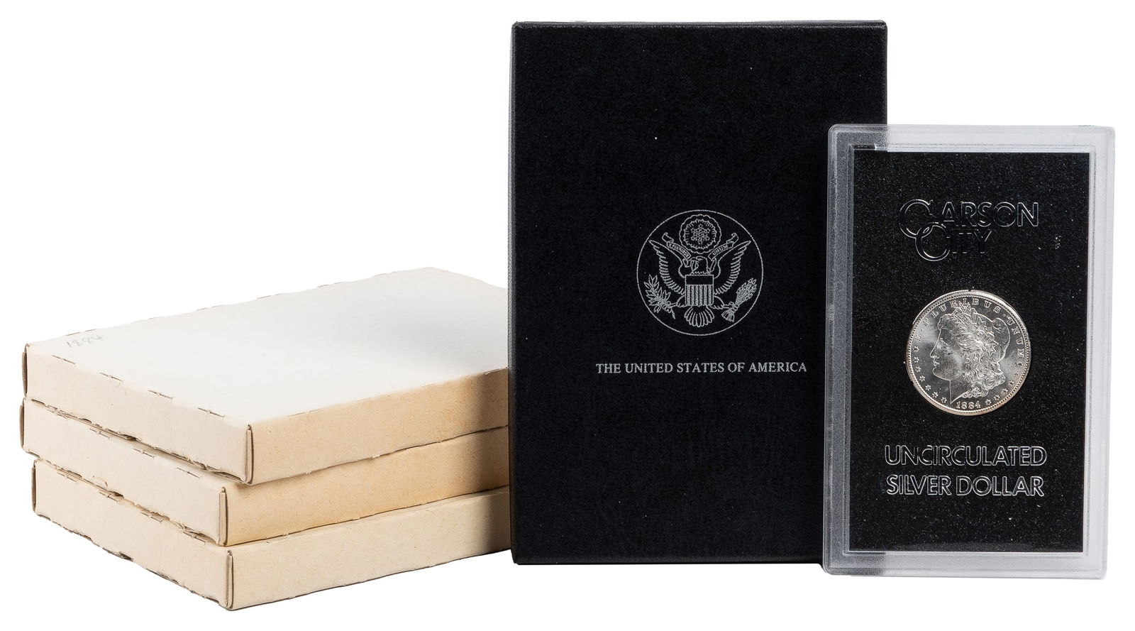 Lot of 4 Carson City Silver Dollars. Four 1884 (1972) Carso... (1 of 1)