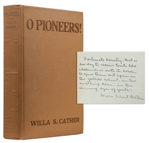 CATHER, Willa (1873-1947). O Pioneers! Boston and New York:...