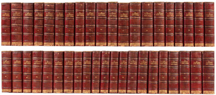 [CHILDREN’S BOOKS]. Cabinet des Fées, Le, ou Collection Cho...: [CHILDREN&#8217;S BOOKS]. Cabinet des F&#233;es, Le, ou Collection Choisie des Contes des F&#233;es, et Autres Contes Merveilleux. Edited by Charles-Joseph de Mayer. 41 volumes. Geneva and Paris: Bard