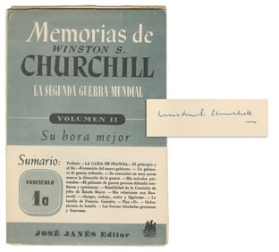CHURCHILL, Sir Winston S. (1874-1965). Memorias de Winston ...