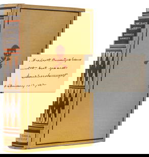 HAMMETT, Dashiell (pseudonym of HAMMETT, Samuel Dashiell (1...: HAMMETT, Dashiell (pseudonym of HAMMETT, Samuel Dashiell (1894-1961)). The Dain Curse. New York: Alfred A. Knopf, 1929. 8vo. [2, blank], [viii], [1]-[273], [5, blank] pp. Publisher&#8217;s full yellow