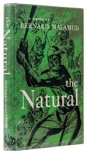 MALAMUD, Bernard (1914-1986). The Natural. New York: Harcou...: MALAMUD, Bernard (1914-1986). The Natural. New York: Harcourt, Brace and Company, [1952]. 8vo. 237, [3, blank] pp. Publisher’s full blue cloth, spine stamped in gilt, publisher’s unclipped