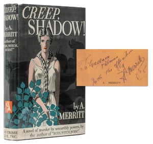 MERRITT, A. (1884-1943). Creep, Shadow! Garden City: The Cr...