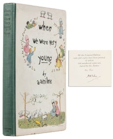 MILNE, A[lan] A[lexander] (1882-1956). When We Were Very Yo...