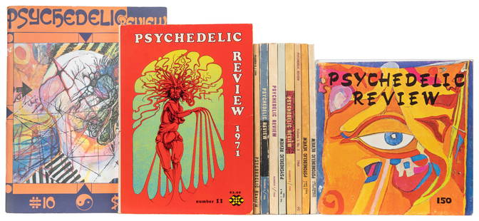 [PSYCHEDLIC DRUGS]. [ALPERT, Richard a. k. a. Ram Dass (193...: [PSYCHEDLIC DRUGS]. [ALPERT, Richard a. k. a. Ram Dass (1931-2019), contributing editor]. Complete Run of &#8220;The Psychedelic Review,&#8221; Plus Related Ephemera. [Cambridge, MA and San Francisco,
