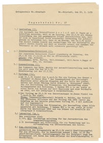 ROMMEL, Johannes Erwin Eugen (1891-1944). Document Signed (...
