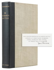 STEINBECK, John (1902-1968). In Dubious Battle. New York: C...