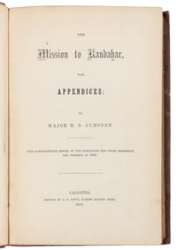 [TRAVELS AND VOYAGES]. LUMSDEN, H[arry] B[urnett] (1821-189...