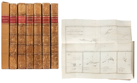 [TRAVELS AND VOYAGES]. VANCOUVER, Captain George (1757-1798...