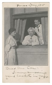 TWAIN, Mark (pseudonym of CLEMENS, Samuel Langhorne (1835-1...