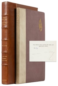 [WILDE, Oscar (1854-1900)]. The Ballad of Reading Gaol. By ...