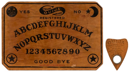William Fuld Ouija Board and Planchette. Baltimore: William...