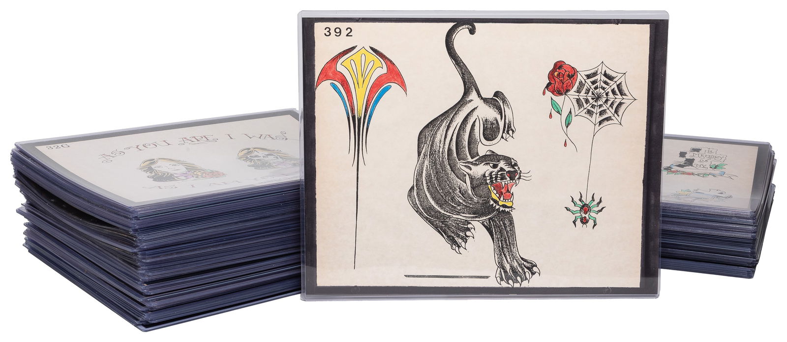 Spaulding & Rogers tattoo flash collection. Circa 1980s. Gr... (1 of 5)