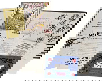[TATTOOING]. Group of documents related to tattoo law and regulation, and other ephemera.