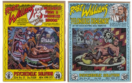 WILLIAMS, Robert (American, b. 1943). Robert Williams Pair ...