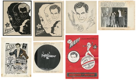 [NEFF]. Bill Neff Madhouse of Mystery Promotional Materials...