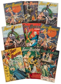 Super Magician. Lot of 21 comics. Street & Smith, 1940s. 21...