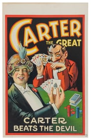 CARTER, Charles (1874 – 1926). Carter the Great. Carter Bea...