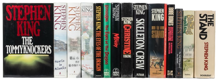 KING, Stephen (b. 1947). Group of 11 First Trade Editions a...