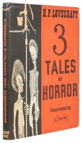 LOVECRAFT, H[oward] P[hillips] (1890-1937). 3 Tales of Horr...
