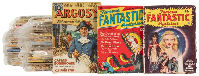[PULPS]. Group of Nearly 47 Issues of Assorted Early Pulps....