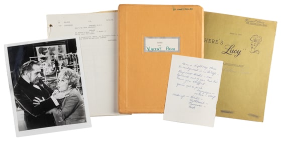 [PRICE, Vincent (1911-1993), his copies]. Trio of Price’s S...