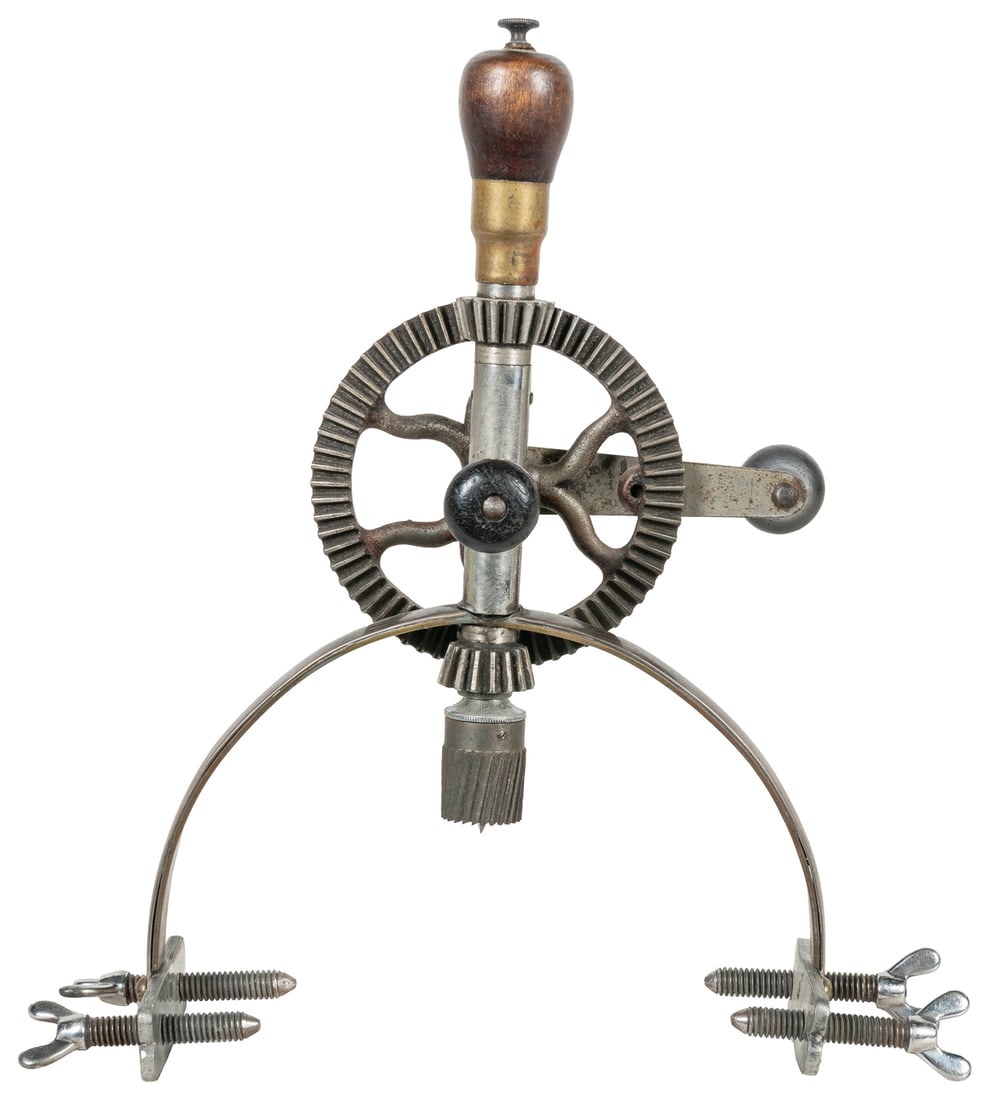 Vintage Trepanning Head Clamp. [N.p., ca. 19th century]. Br... (1 of 2)