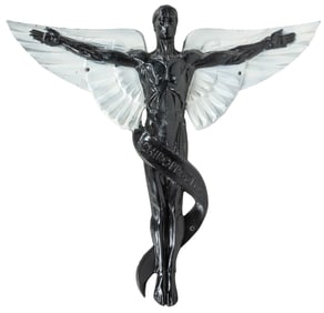 Cast Aluminum Chiropractic Angel Trade Sign. United States,...