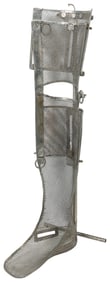 Medical Leg Brace/Splint with Adjustable Parts. 20th centur...