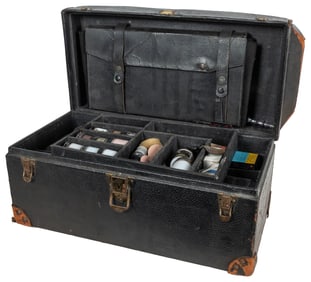 [FUNERALIA]. Mortician’s Traveling Embalming Kit.
